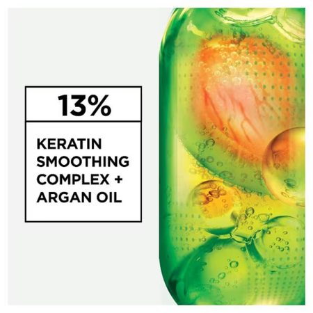 Garnier Keratin Sleek Hair Mask With Argan Oil For Frizzy & Dry Hair - 370ml