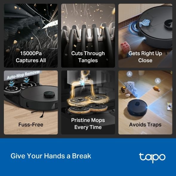 Tapo RV30 Max Plus Robot Vacuum Cleaner