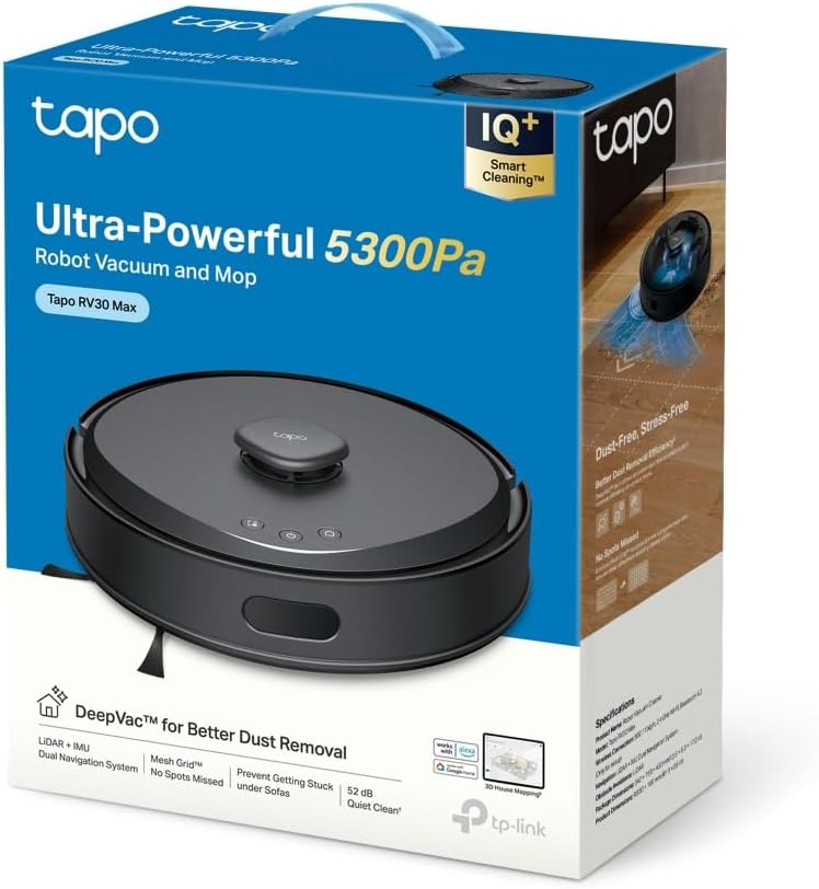 Tapo RV30 Max Plus Robot Vacuum Cleaner