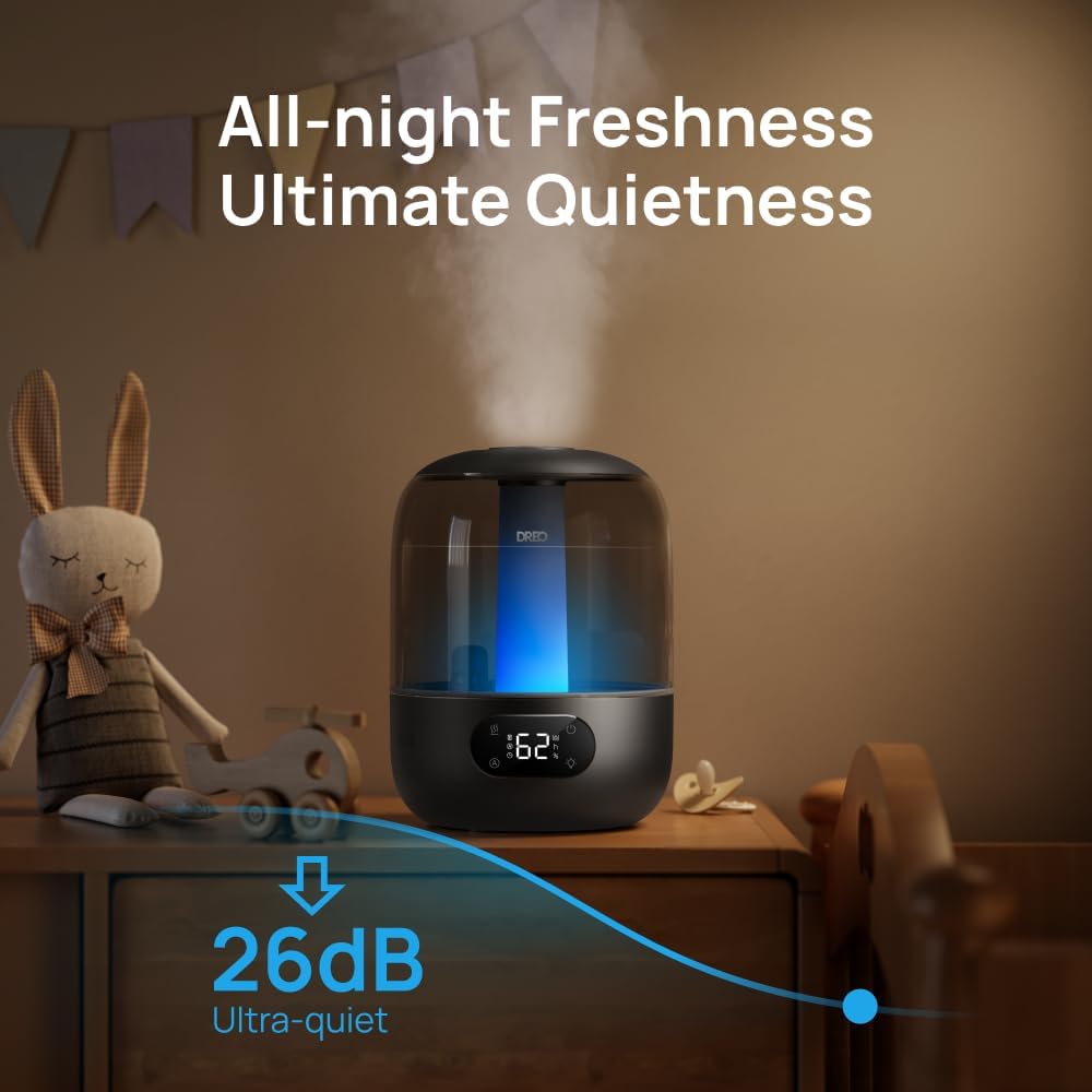 Dreo Humidifier for Bedroom with Sensor