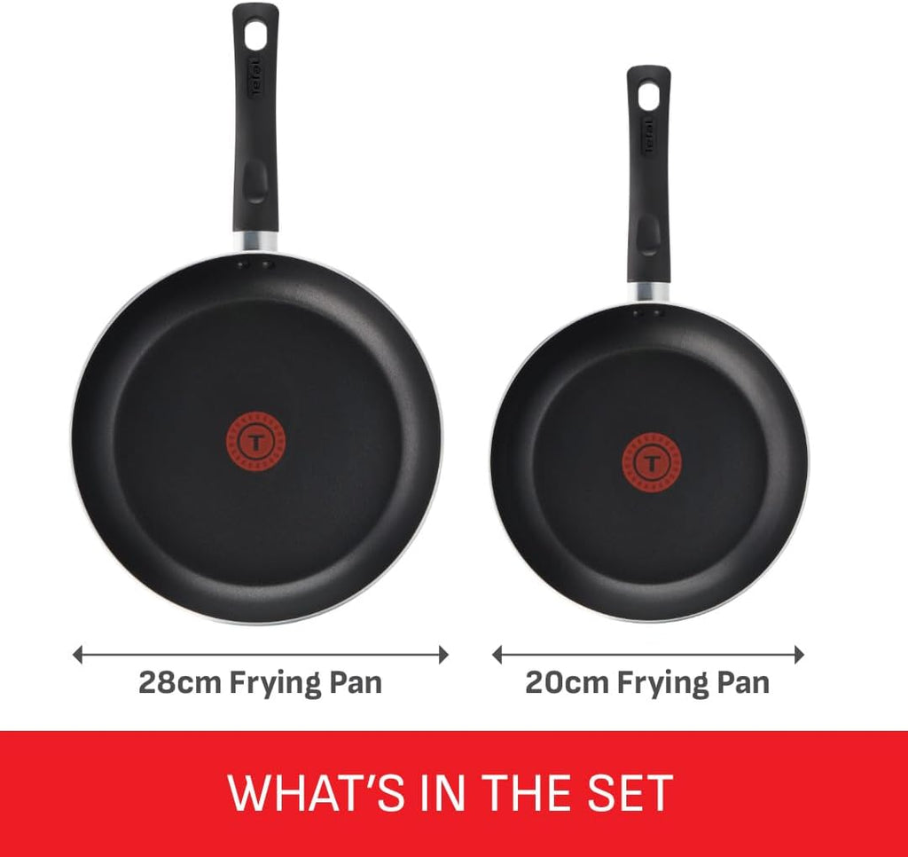 Tefal Taste Non-Stick Twin Frying Pan Set