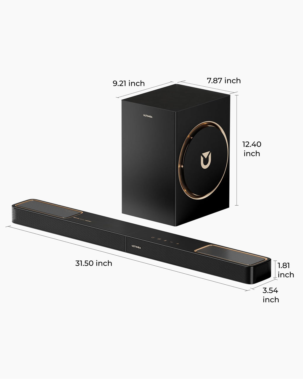 ULTIMEA Soundbar with Wireless Subwoofer
