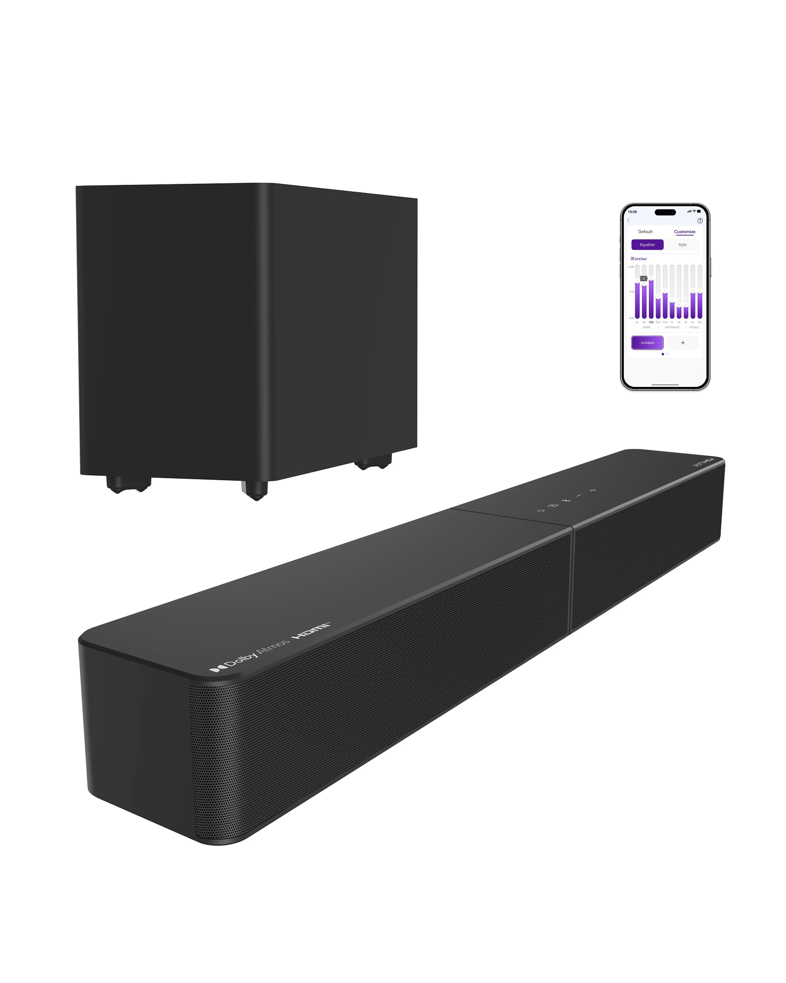 ULTIMEA Soundbar with Wireless Subwoofer