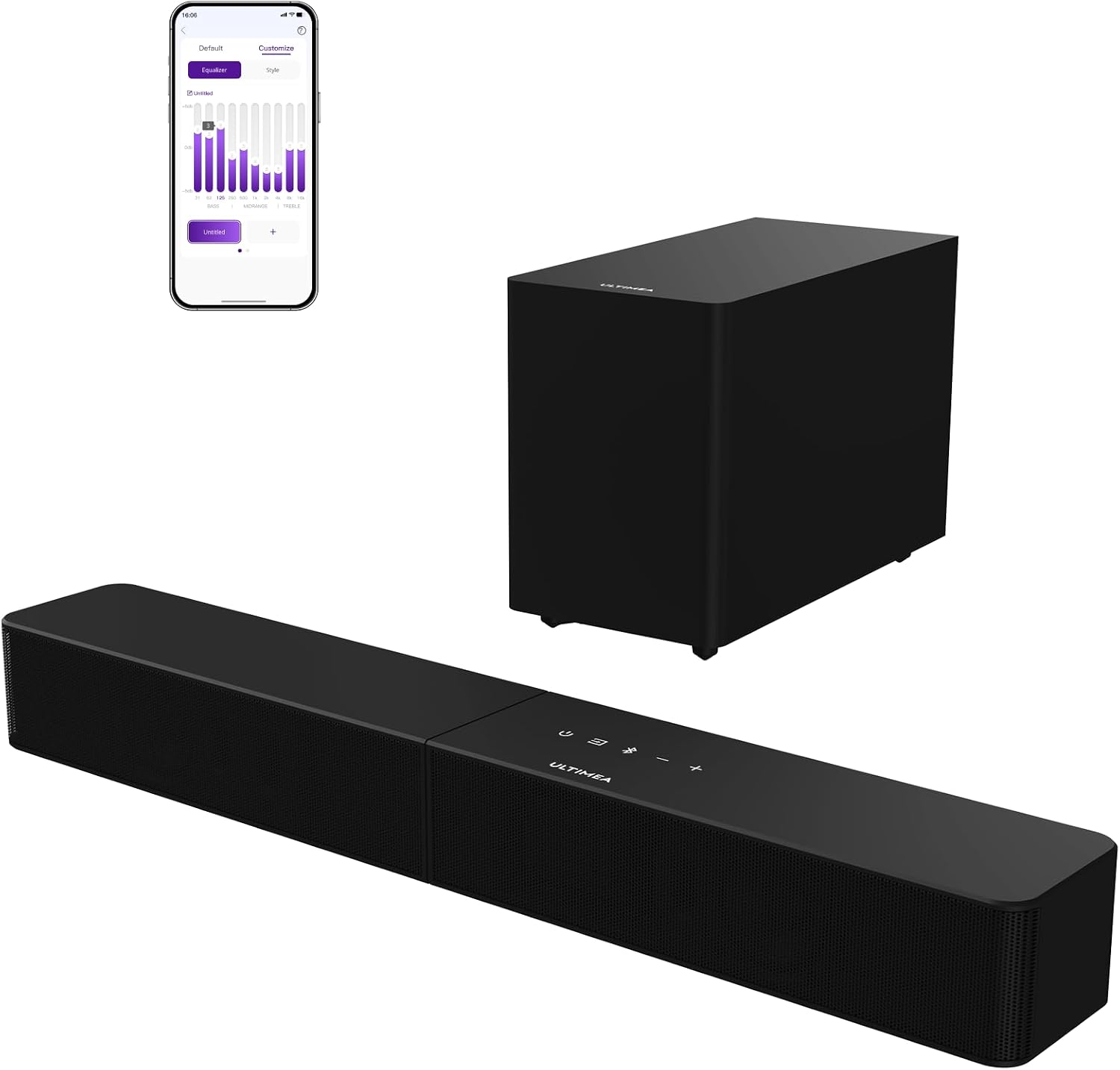 ULTIMEA Soundbar with Wireless Subwoofer