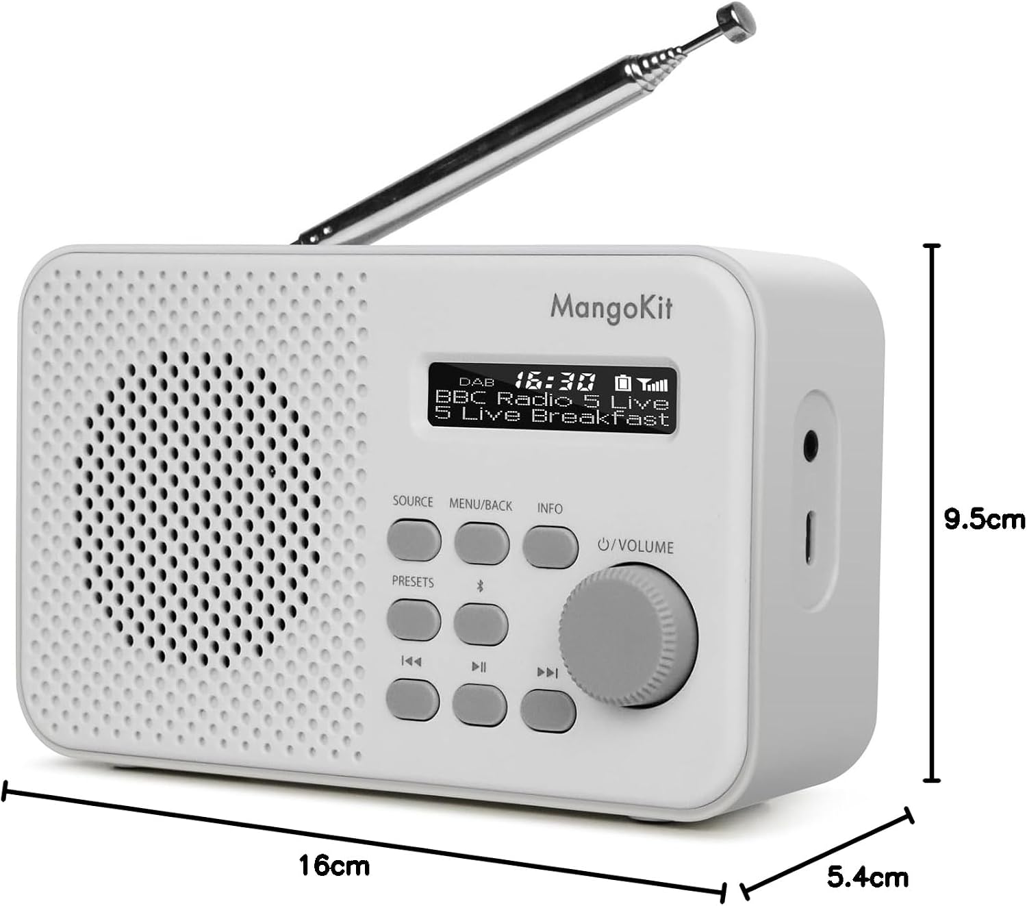 MD5 Stereo DAB Radio