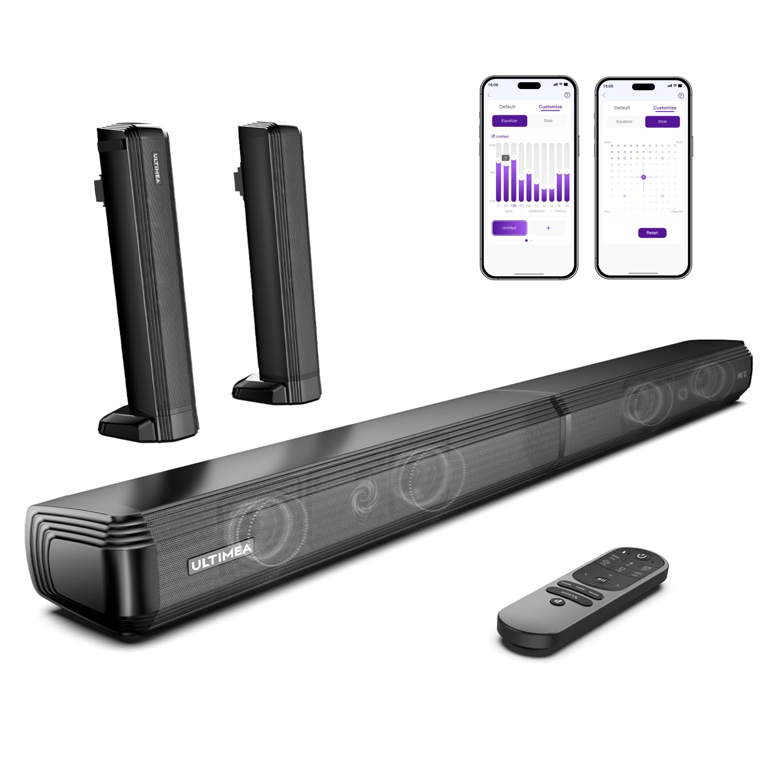 ULTIMEA Soundbar with Wireless Subwoofer