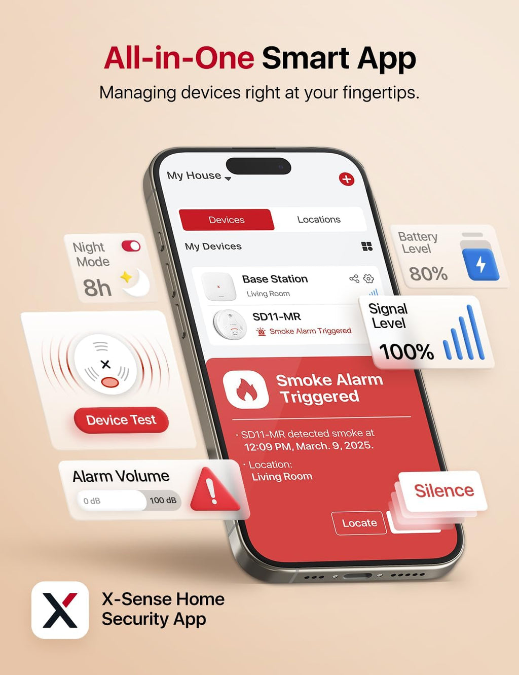 X-Sense Smart Smoke Alarm
