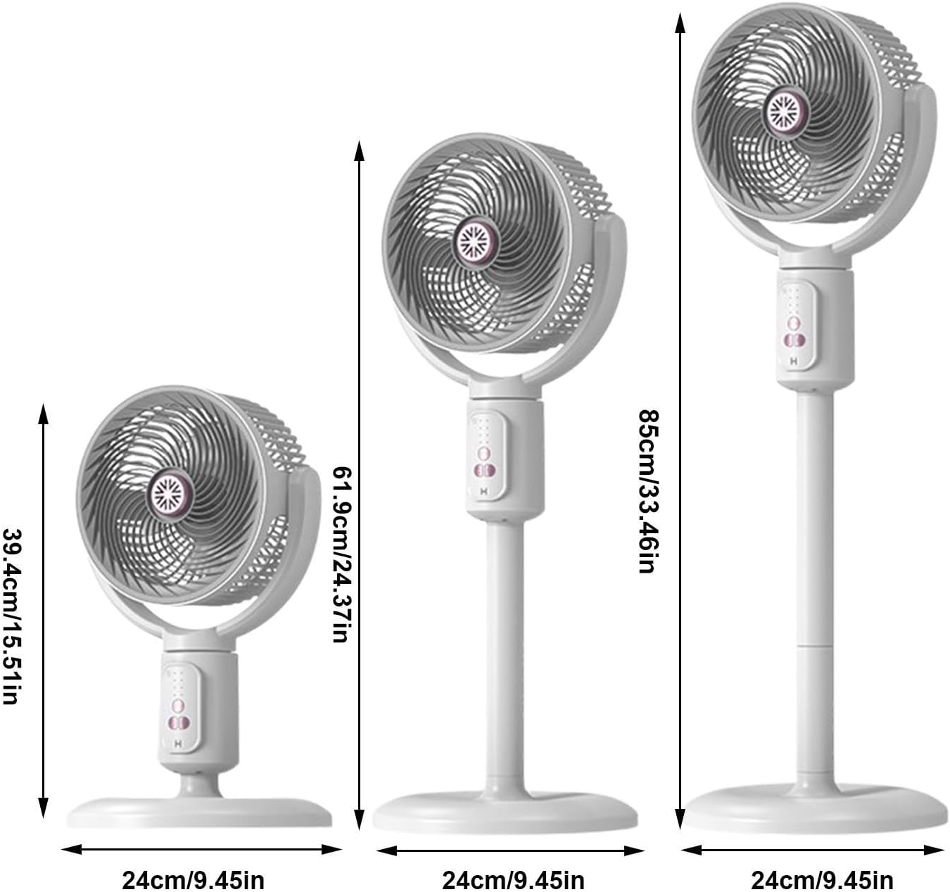 Standing Fan Remote Control Oscillating