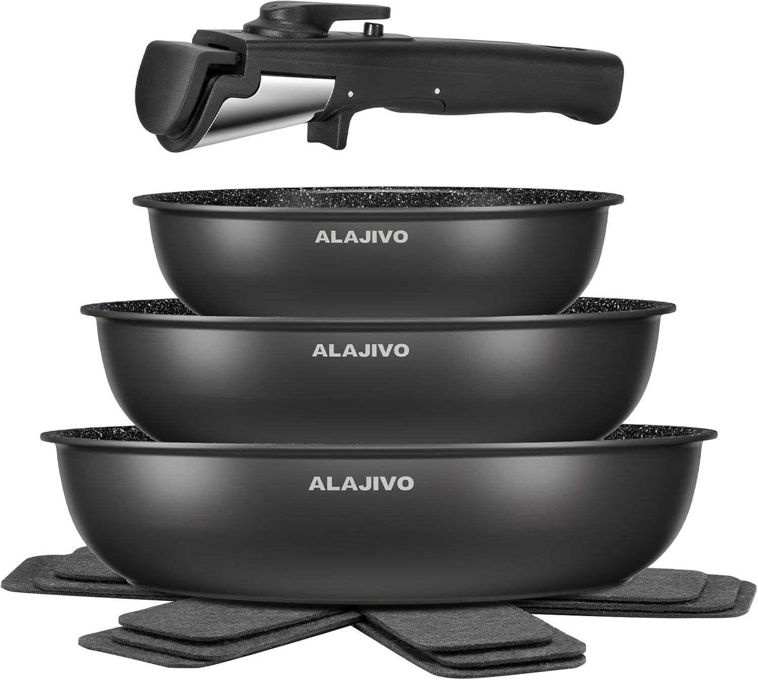 Non Stick Pots and Pans Set 17 Piece