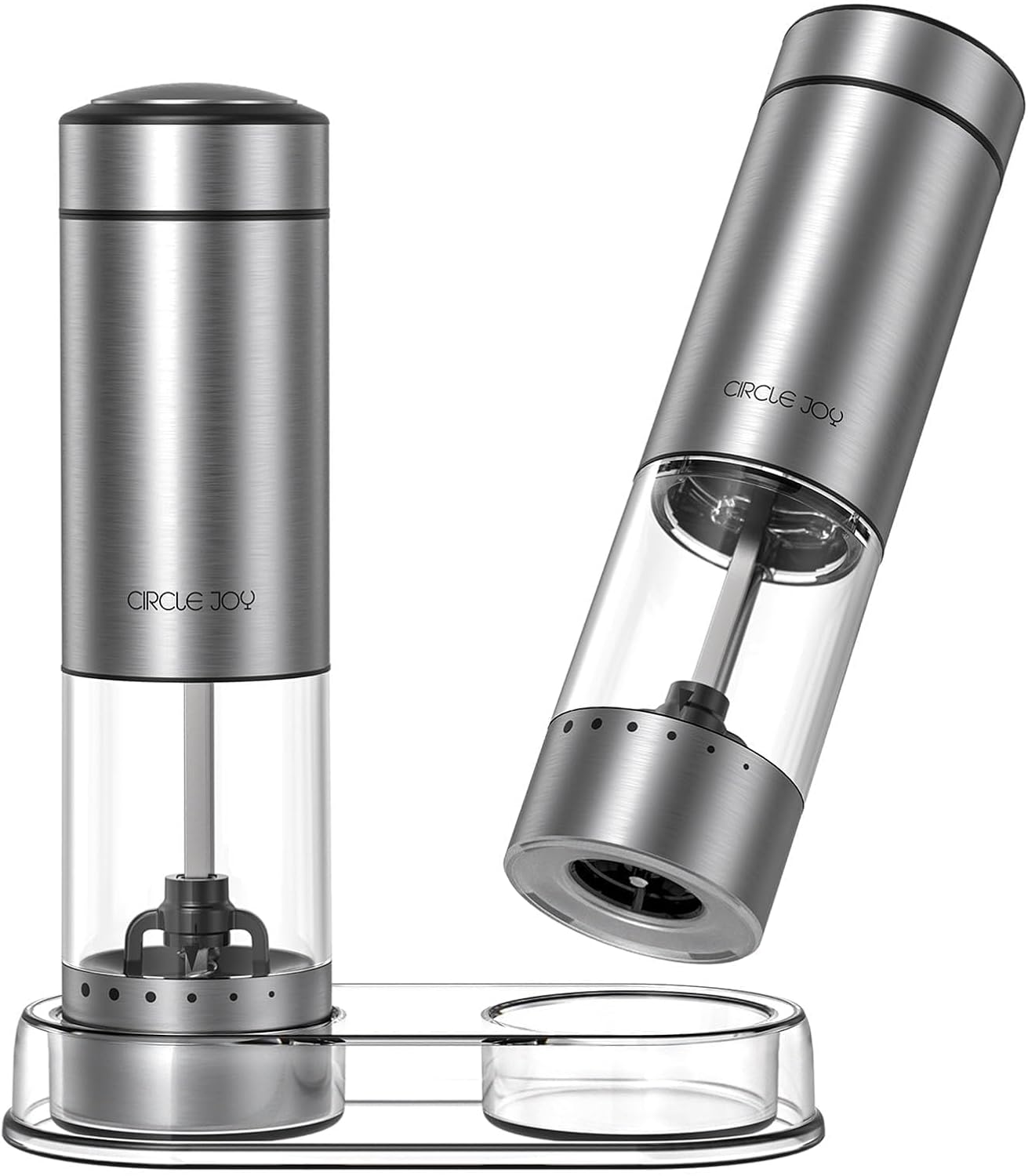 CIRCLE JOY Electric Salt & Pepper Grinder Set
