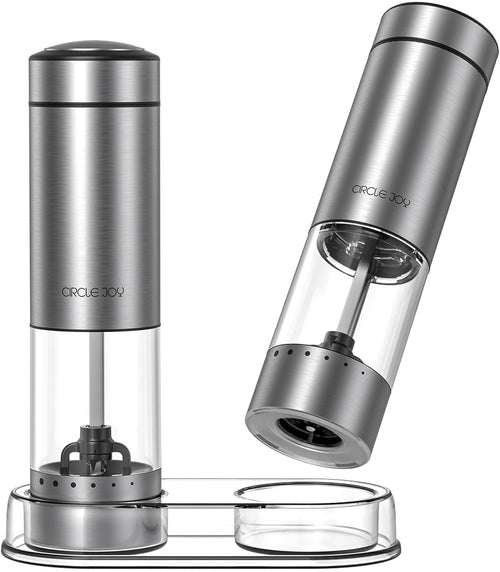 CIRCLE JOY Electric Salt & Pepper Grinder Set