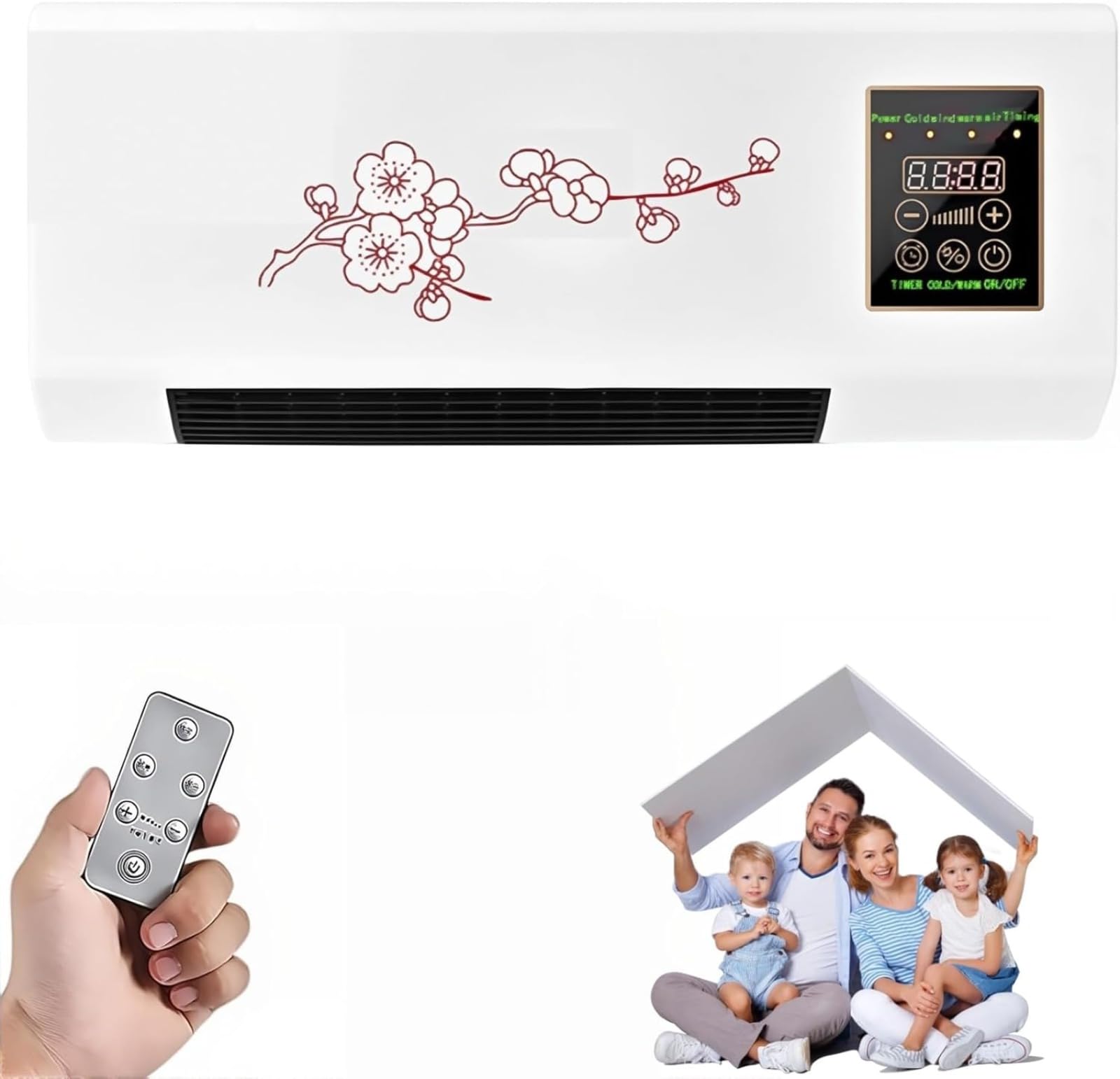 Wall Mounted Cooling & Heating Fan