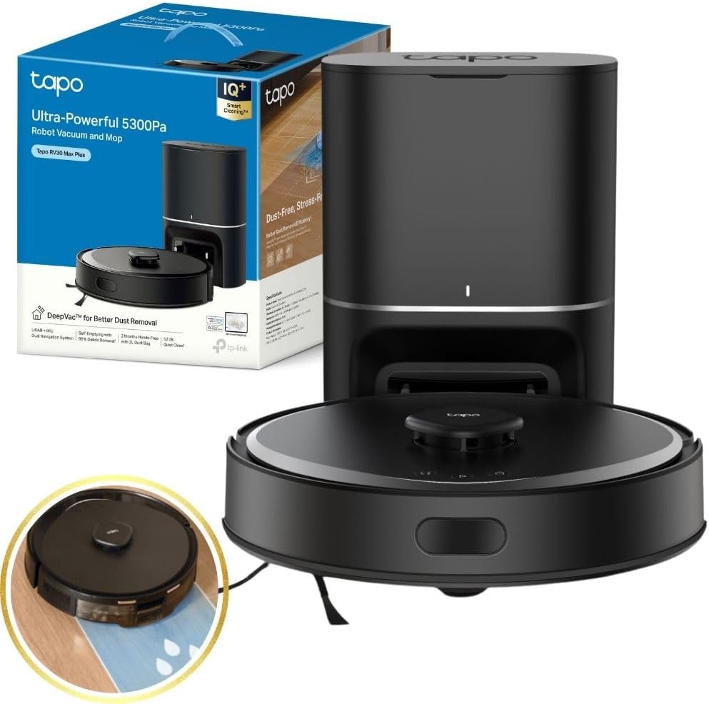 Tapo RV30 Max Plus Robot Vacuum Cleaner