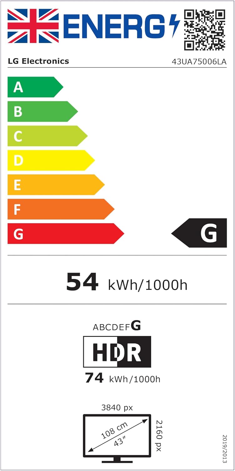 LG UHD 43" 4K Smart TV