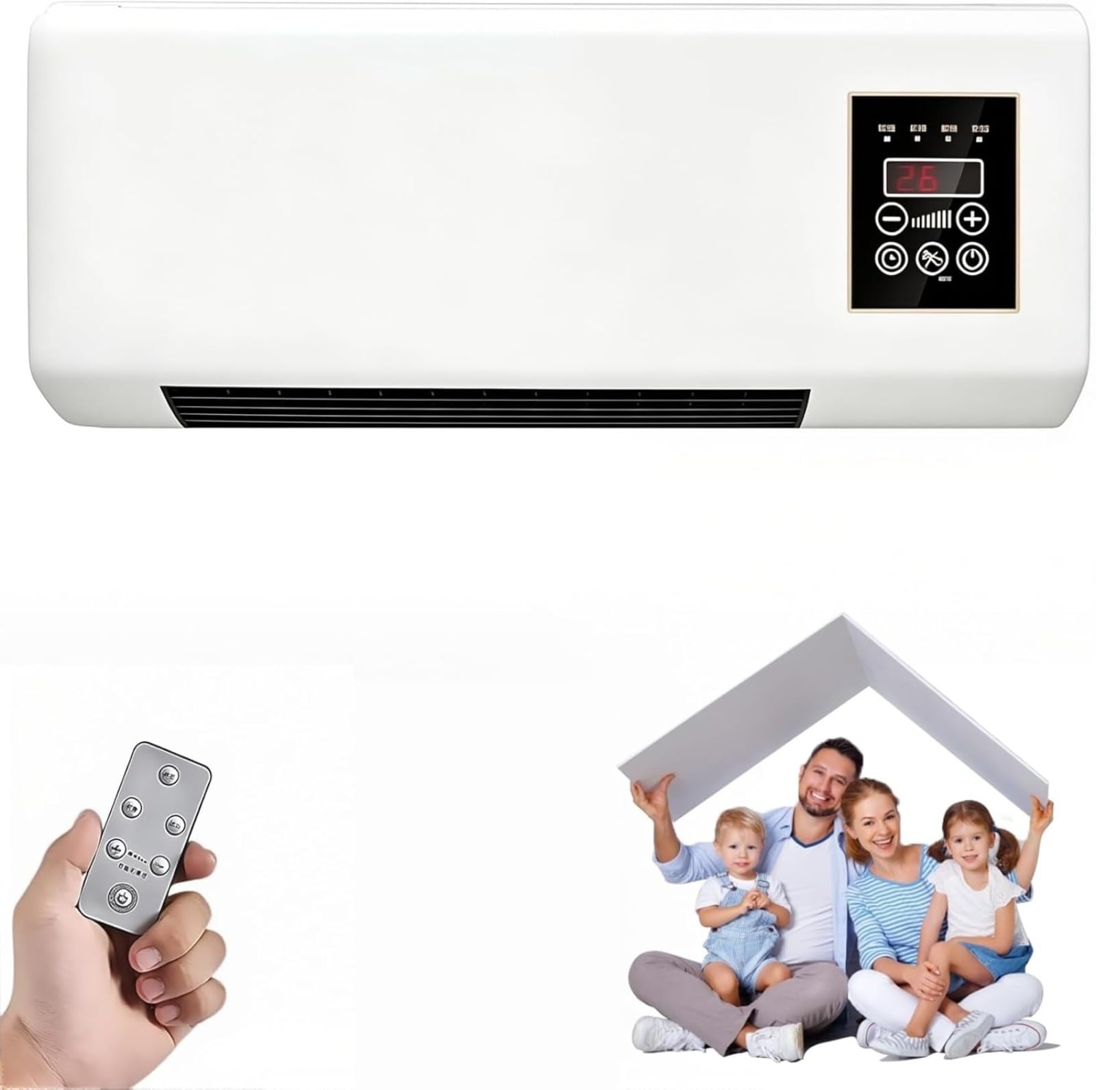 Wall Mounted Cooling & Heating Fan