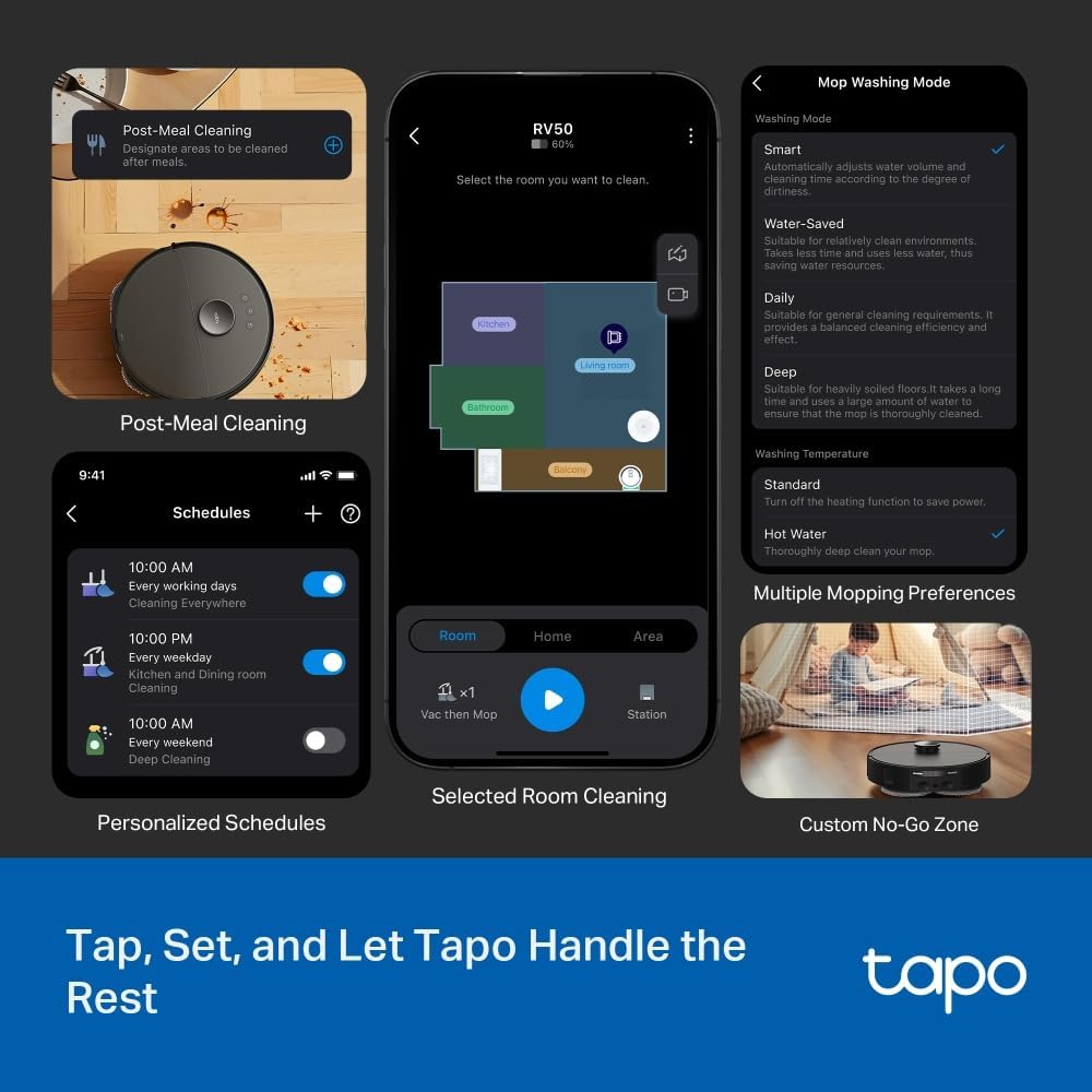 Tapo RV30 Max Plus Robot Vacuum Cleaner