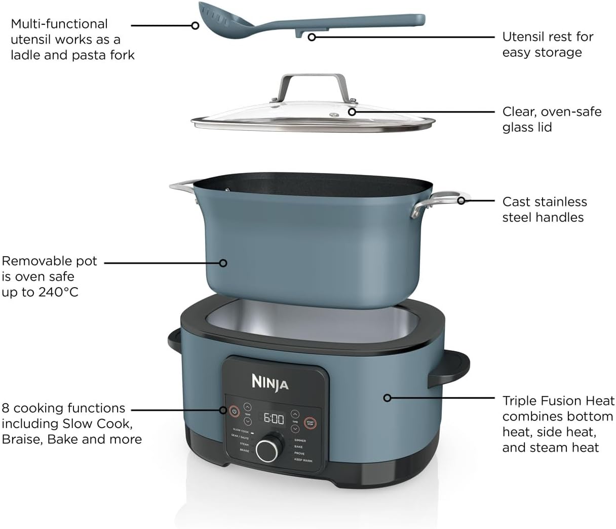 Ninja Foodi PossibleCooker 8-in-1 Slow Cooker