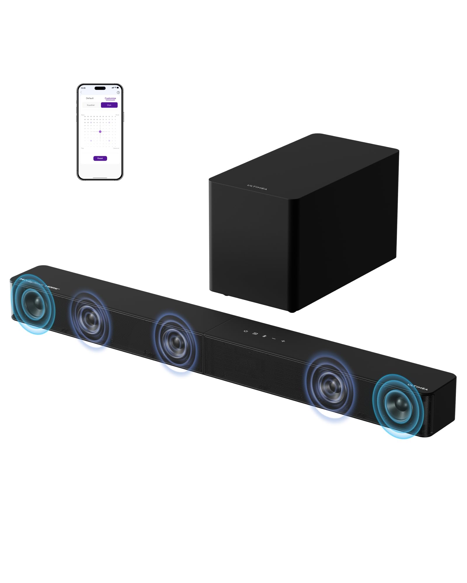ULTIMEA Soundbar with Wireless Subwoofer