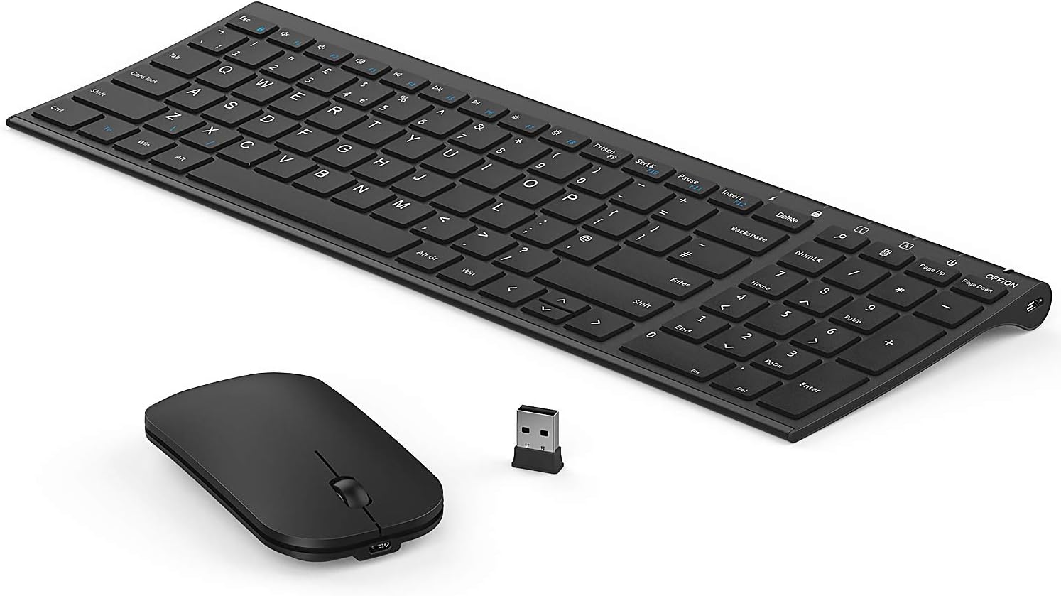seenda Slim Wireless Keyboard & Mouse Set