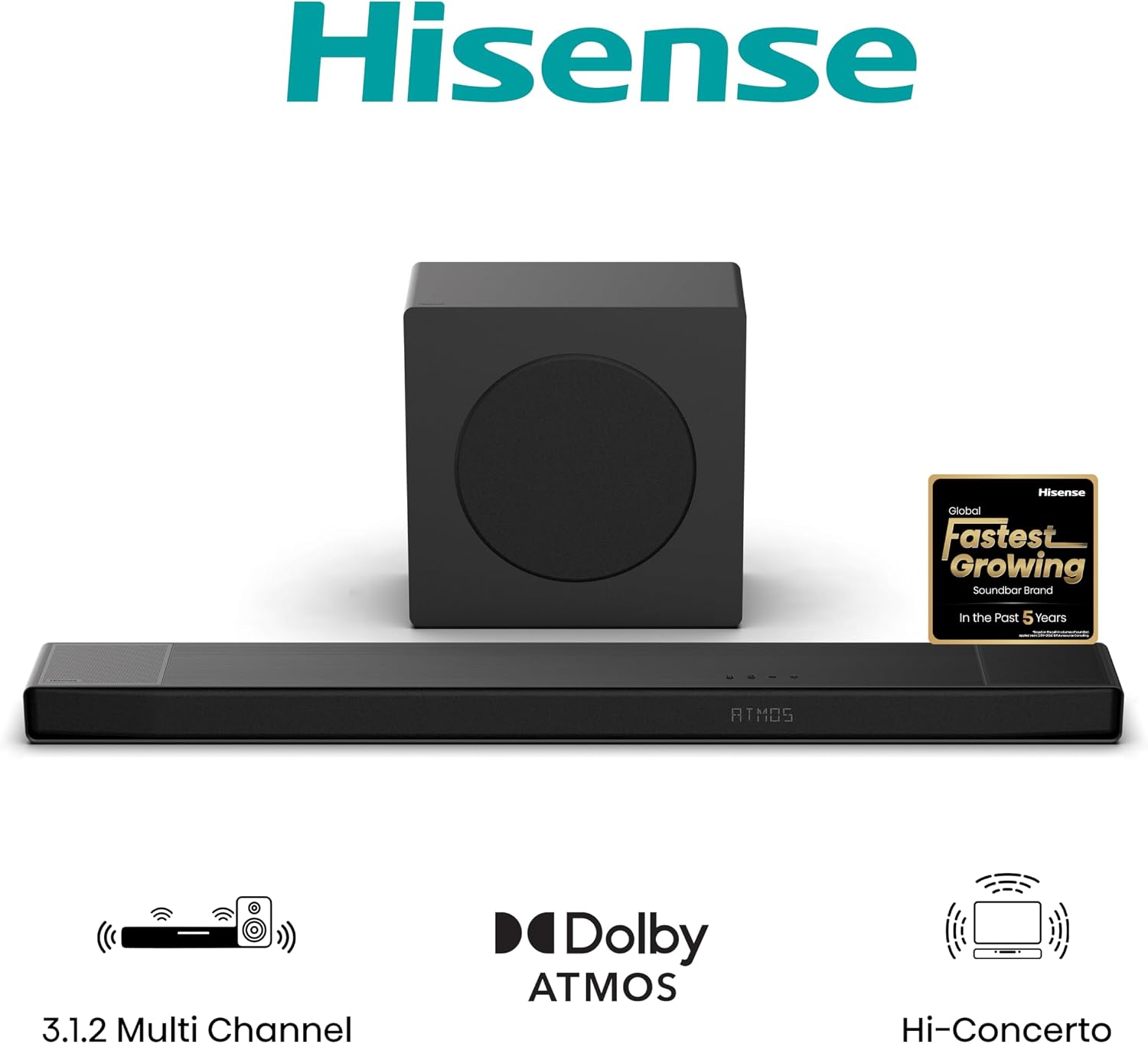 Hisense AX5125H 5.1.2 Channel Soundbar