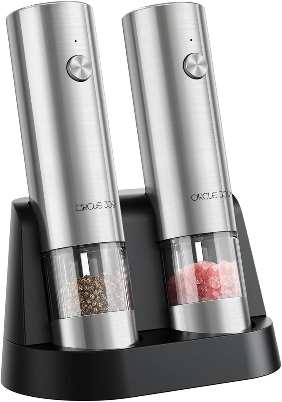 CIRCLE JOY Electric Salt & Pepper Grinder Set