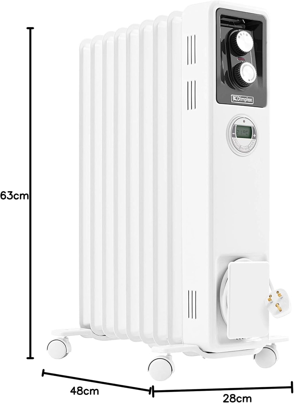 Dimplex ECR20 Oil Free Portable Radiator