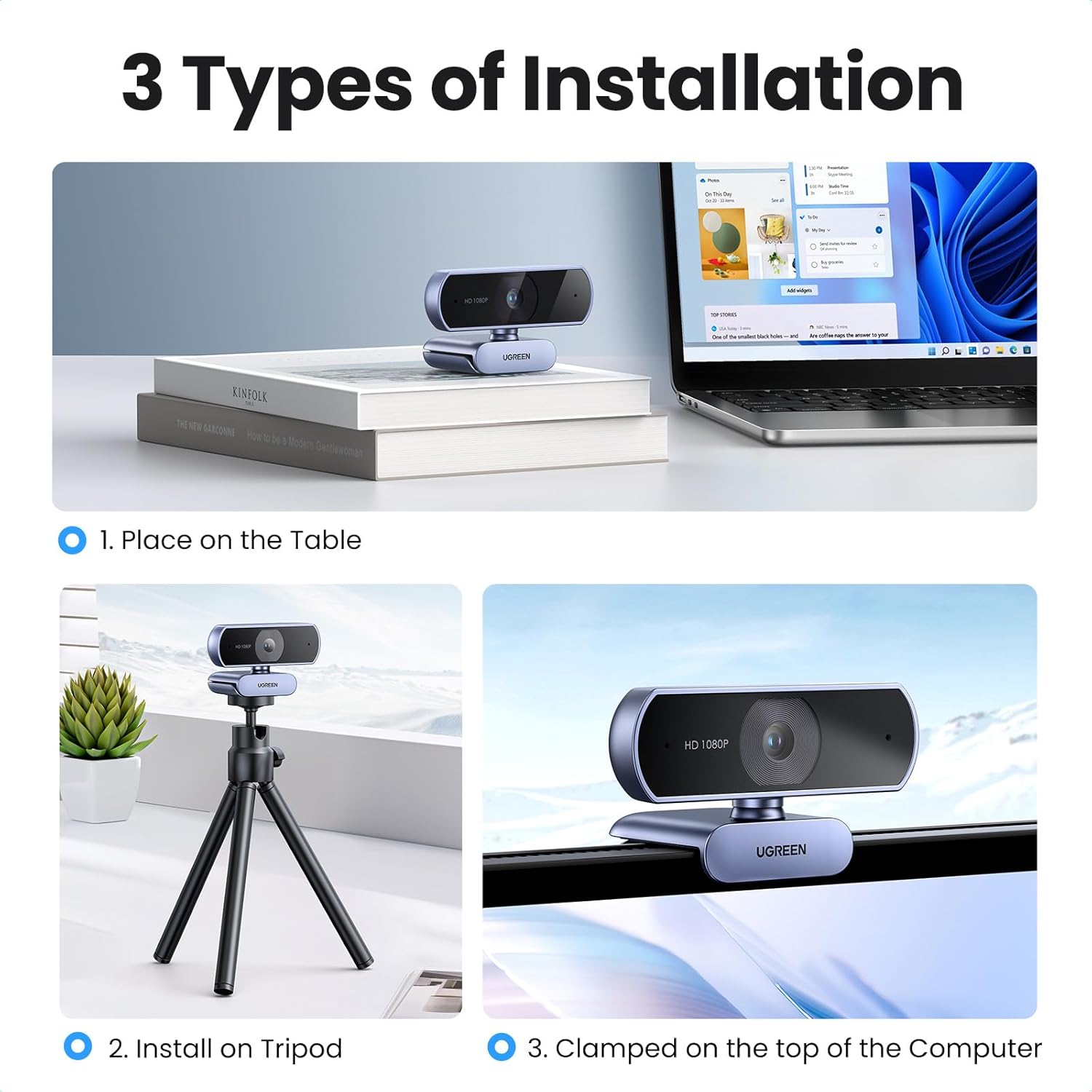 UGREEN 4K/30fps Webcam