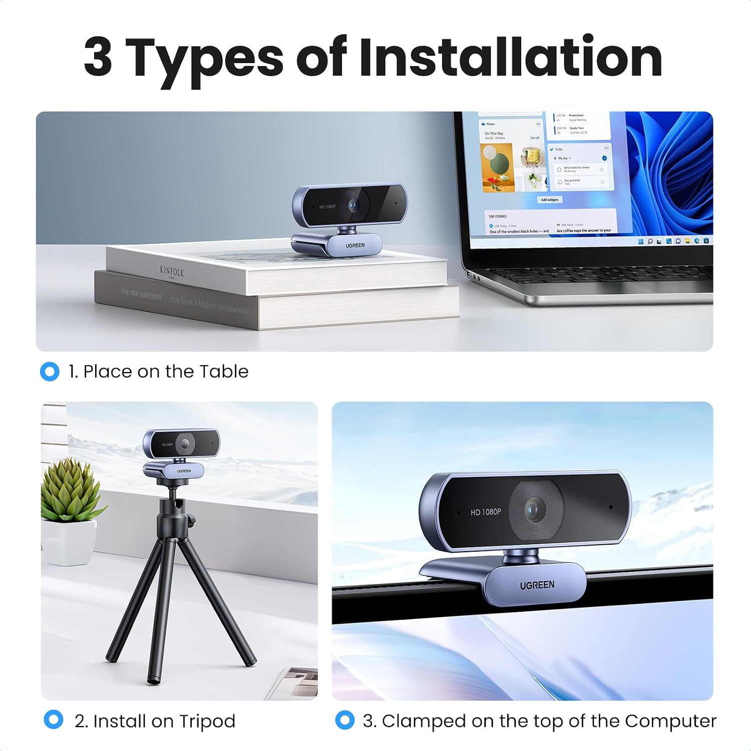 UGREEN 4K/30fps Webcam