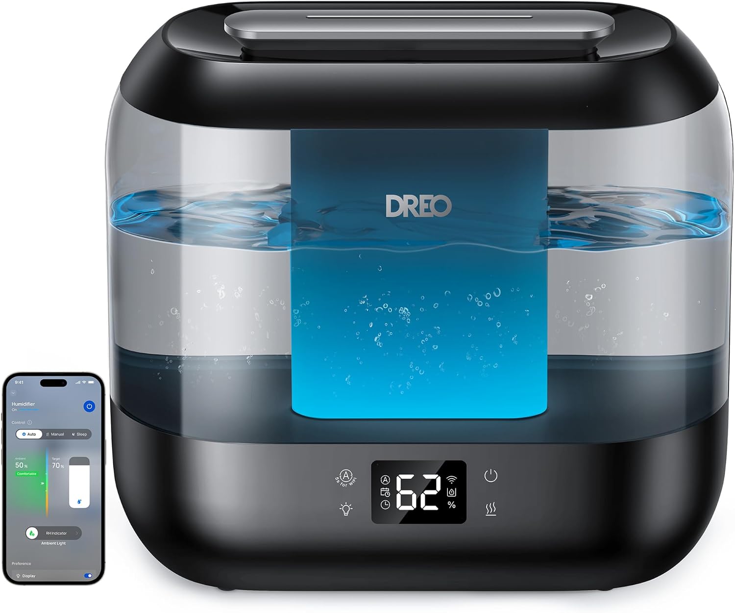 DREO Humidifier for Bedroom Baby 4L