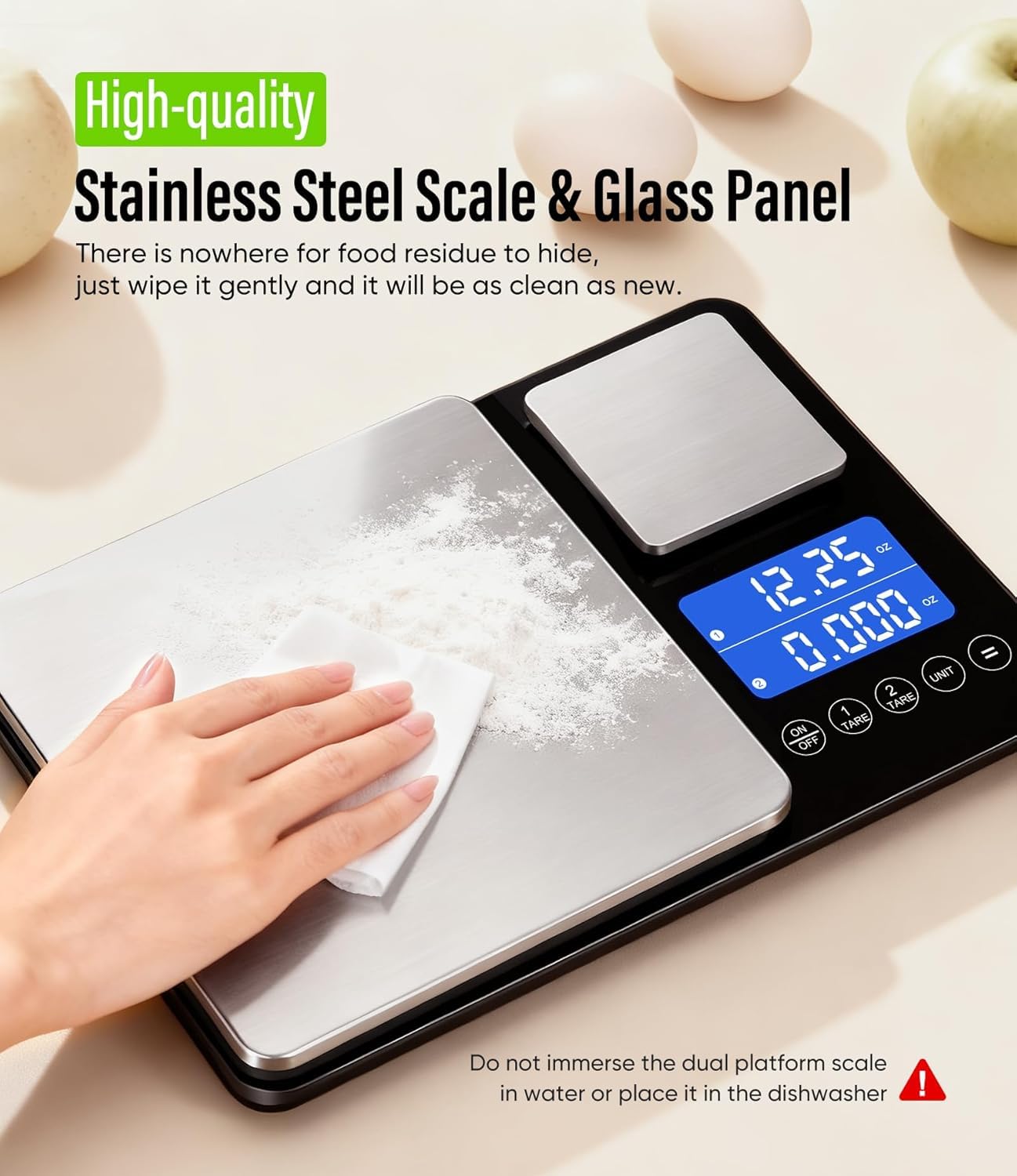 Dual Platform Kitchen Scales