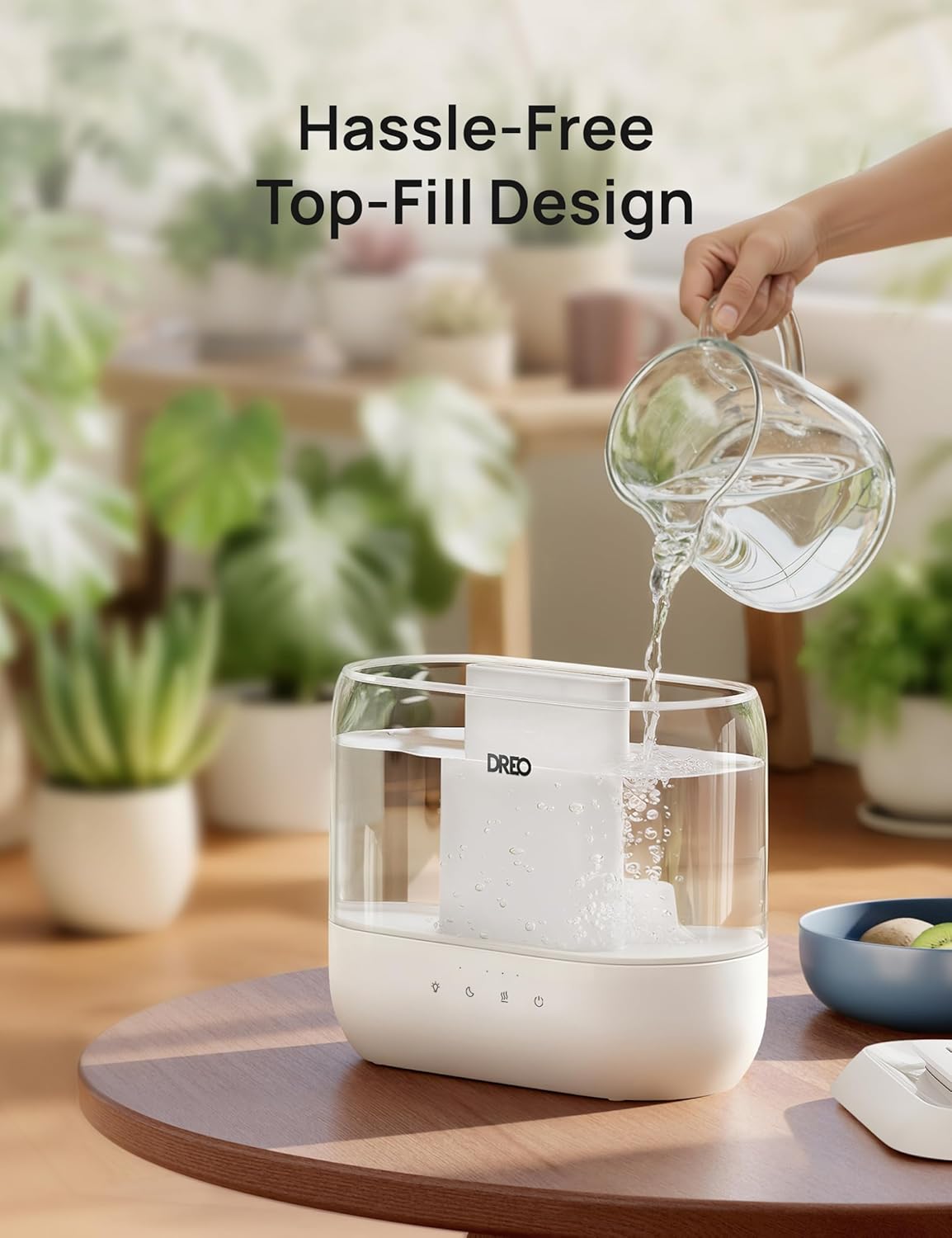 DREO Humidifier for Bedroom Baby 4L