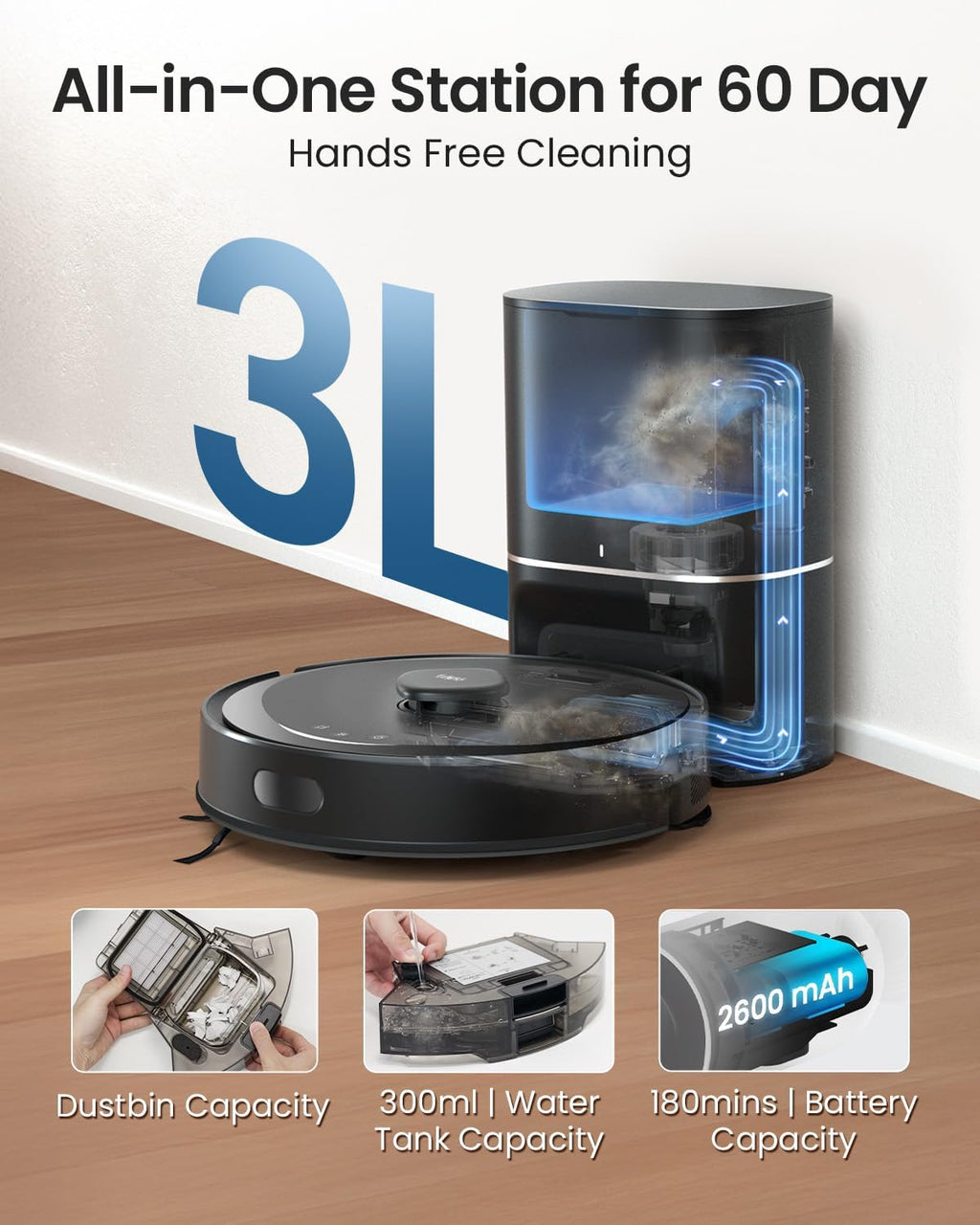 Tapo RV30 Max Plus Robot Vacuum Cleaner
