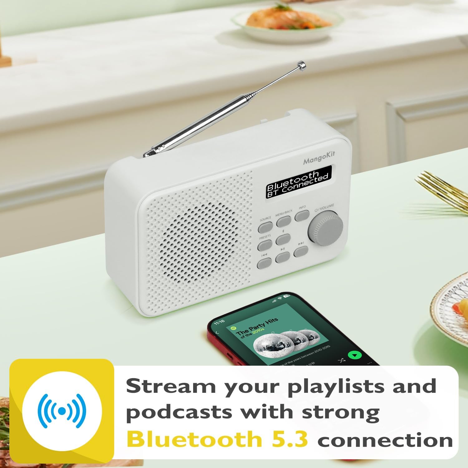 MD5 Stereo DAB Radio