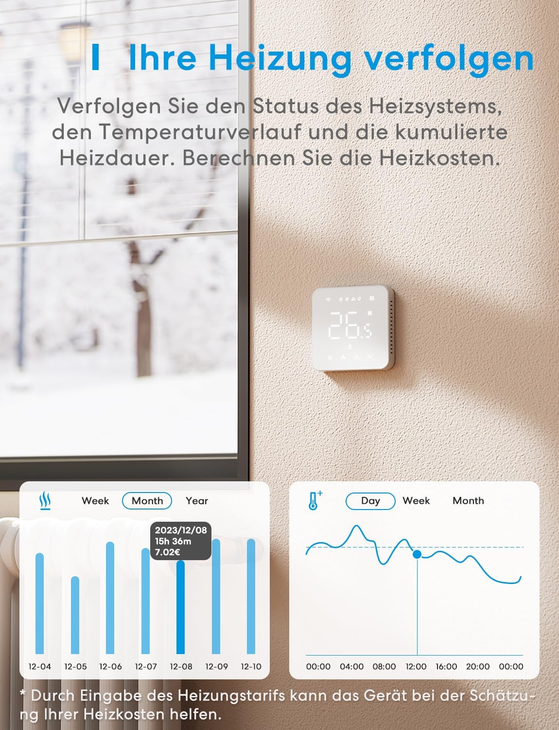 Meross WiFi Smart Thermostat