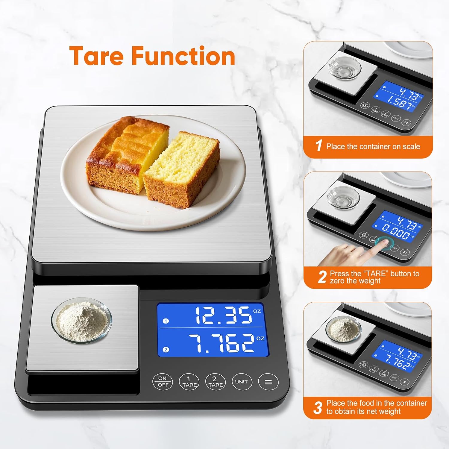 Dual Platform Kitchen Scales