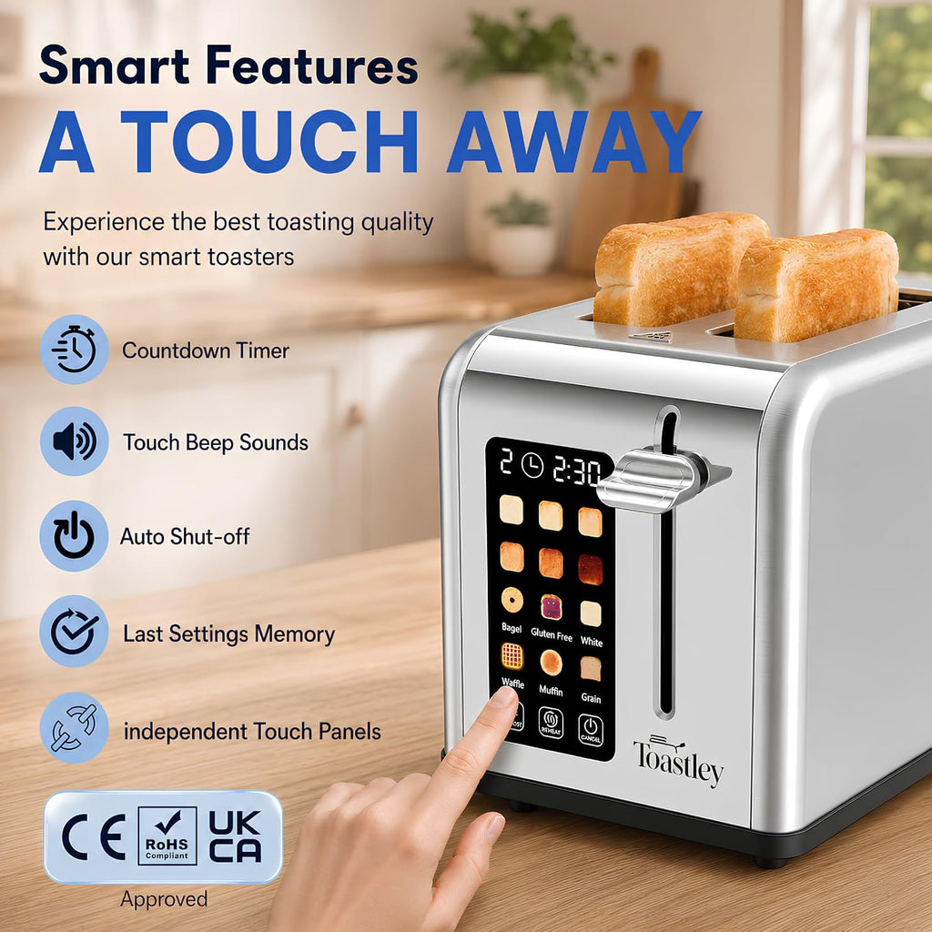 Toastley 2 Slice Smart Toaster