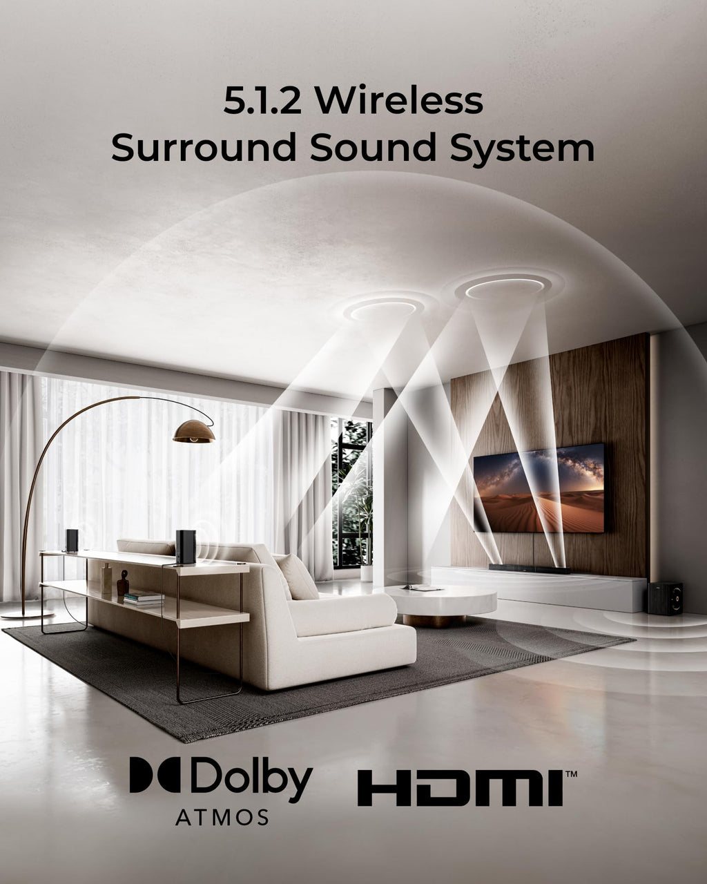 ULTIMEA Soundbar with Wireless Subwoofer