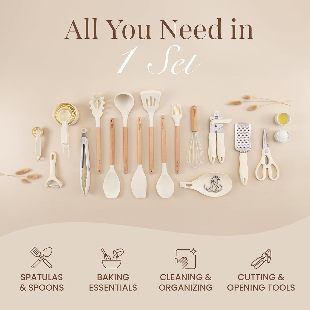 Nuovva Kitchen Utensils Set 35pcs