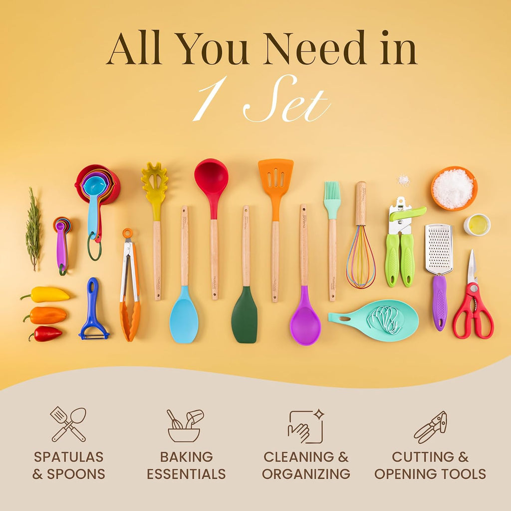 Nuovva Kitchen Utensils Set 35pcs
