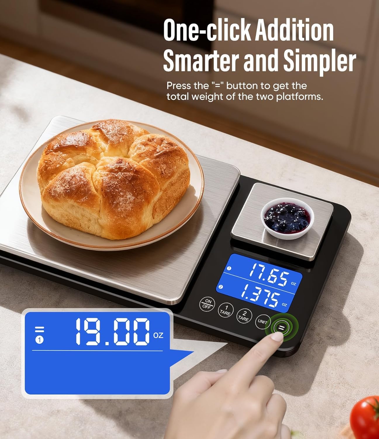 Dual Platform Kitchen Scales