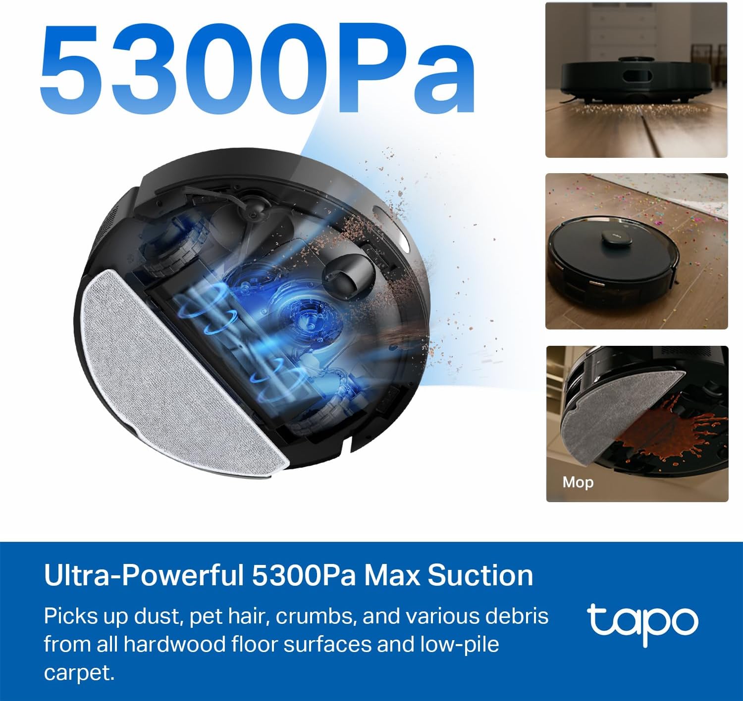 Tapo RV30 Max Plus Robot Vacuum Cleaner