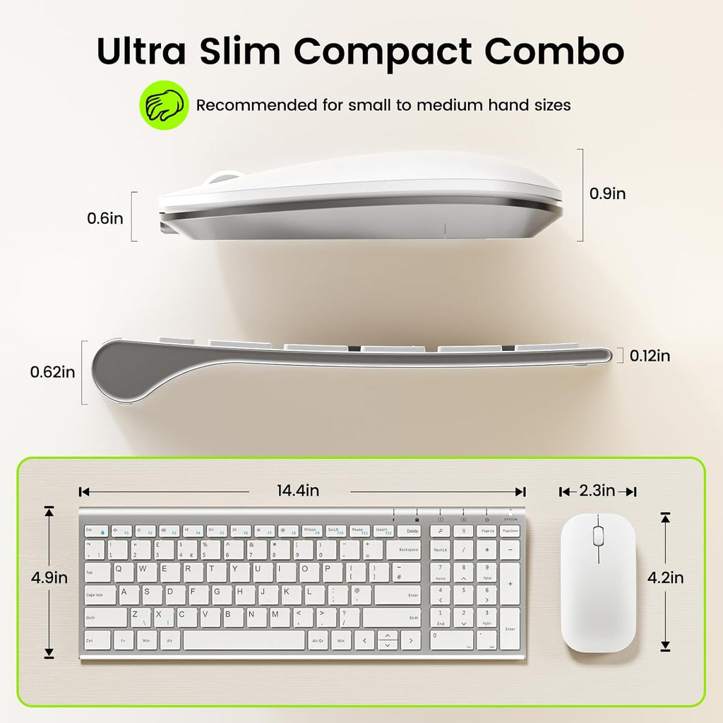 seenda Slim Wireless Keyboard & Mouse Set