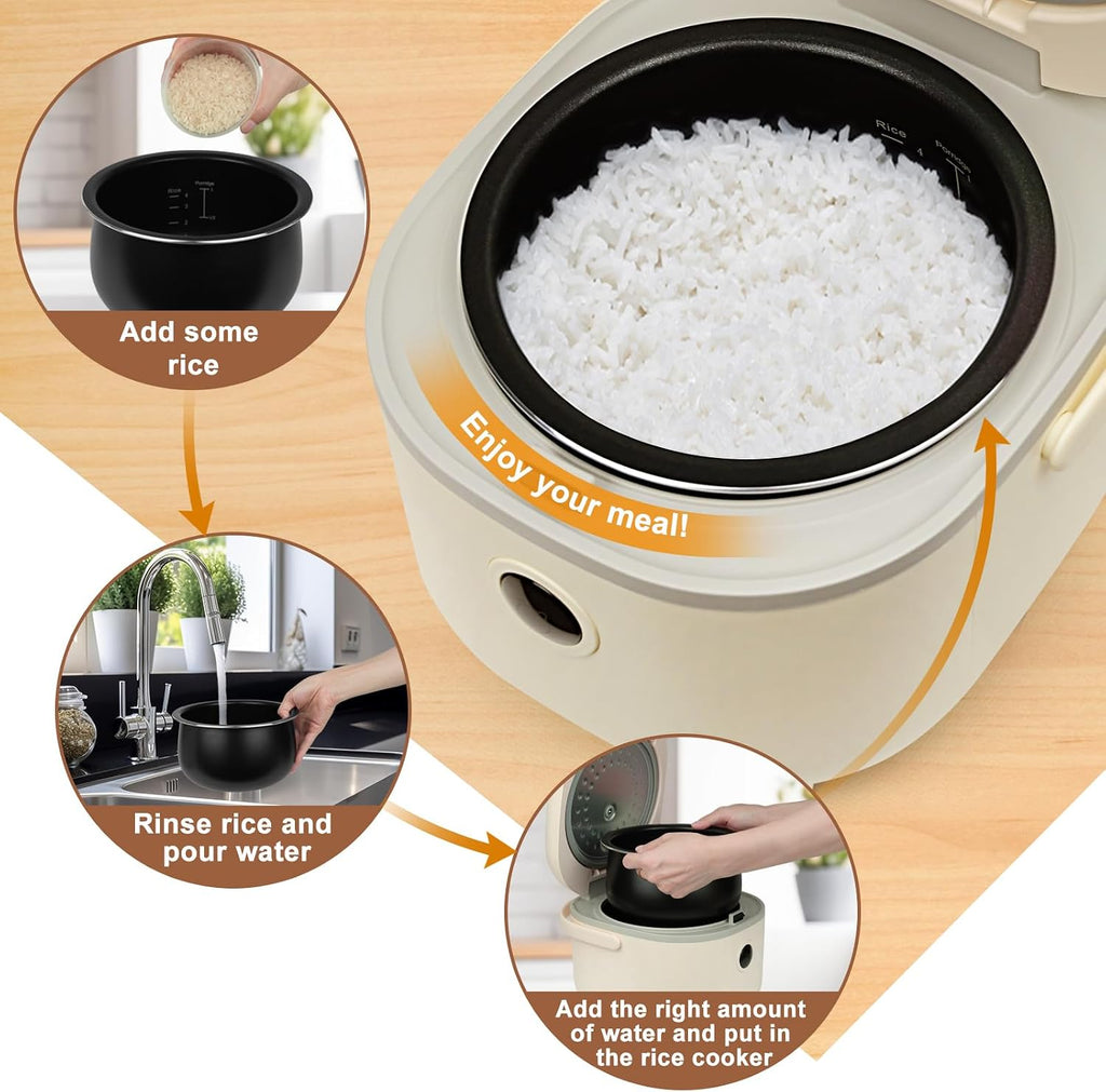 Bear Small Rice Cooker 4 Cup 2L
