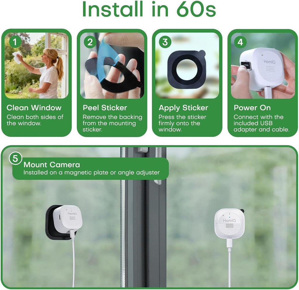 3MP Window Security Camera