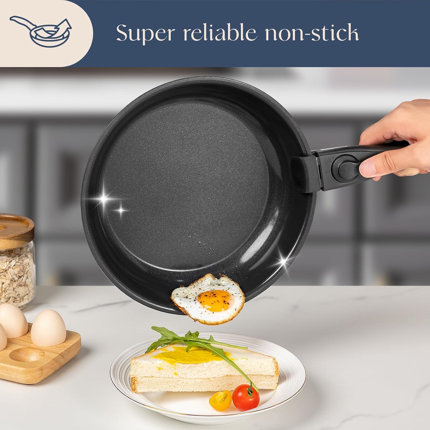 Non Stick Pots and Pans Set 17 Piece