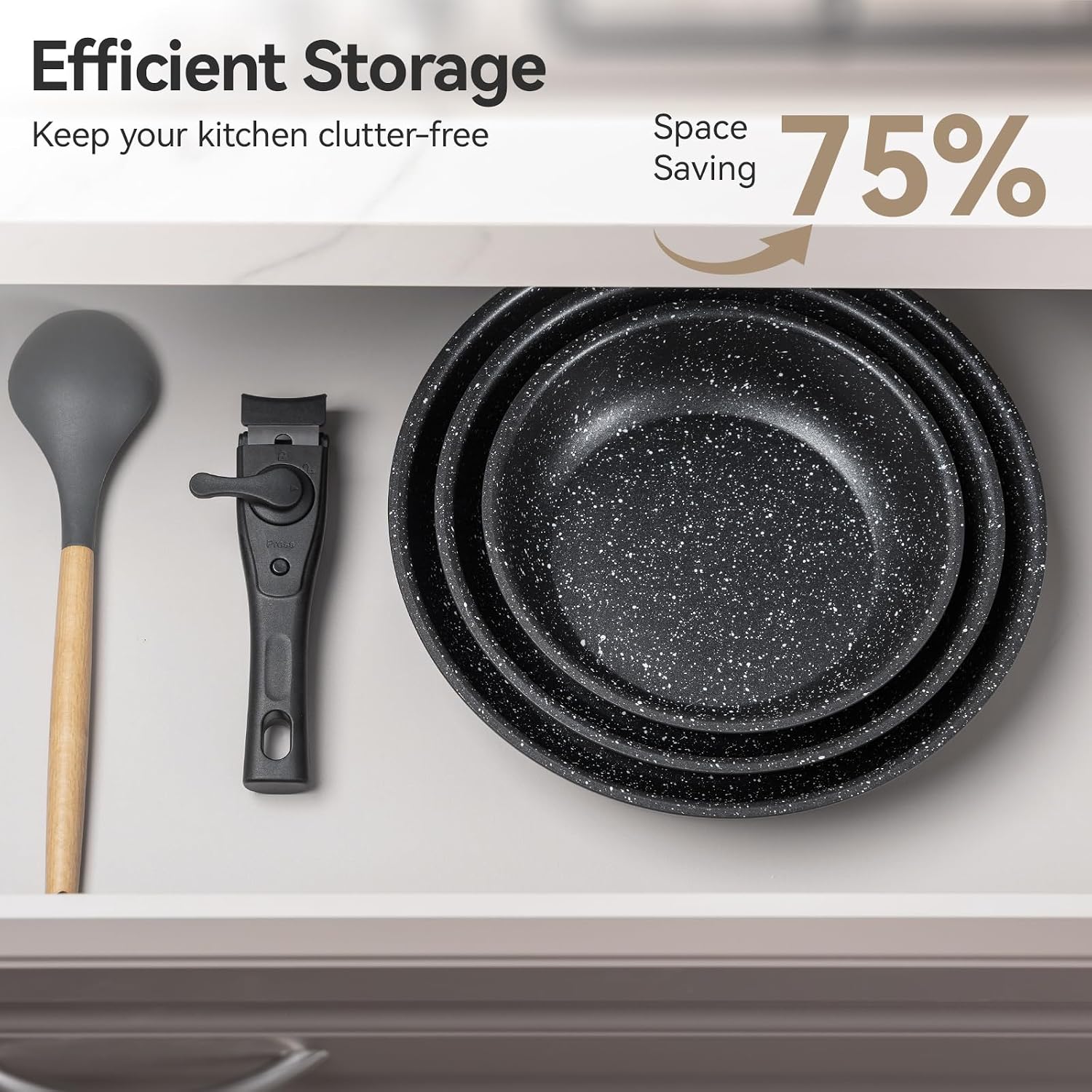 Non Stick Pots and Pans Set 17 Piece
