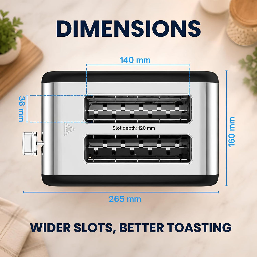 Toastley 2 Slice Smart Toaster