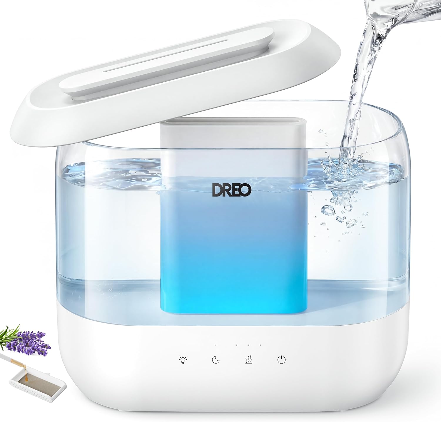 DREO Humidifier for Bedroom Baby 4L