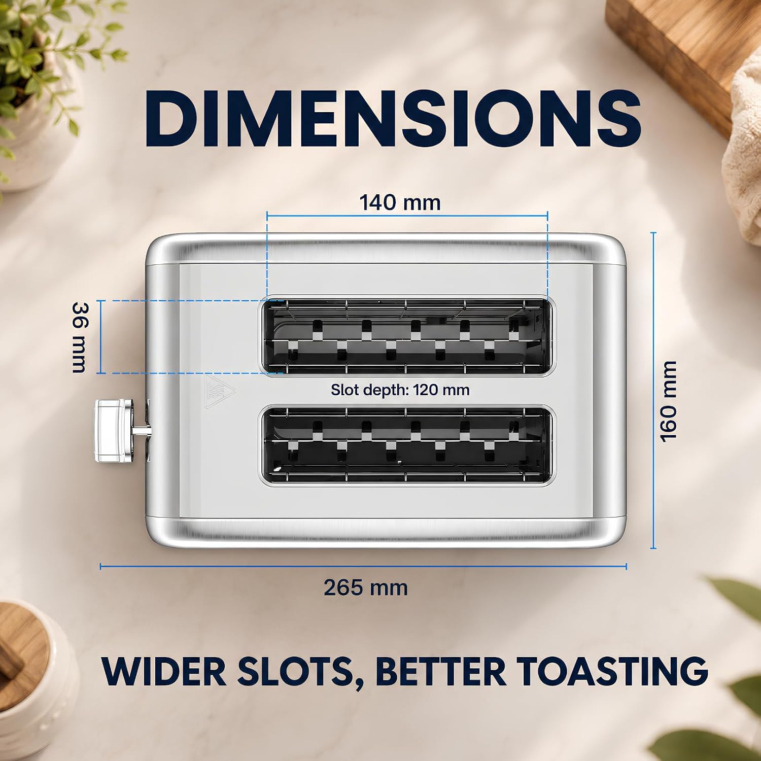 Toastley 2 Slice Smart Toaster
