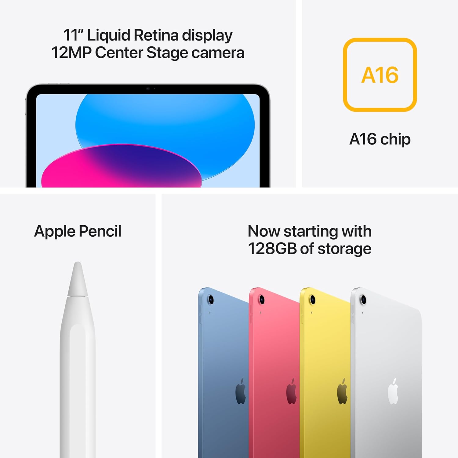 Apple iPad 11-inch A16 128GB Wi-Fi